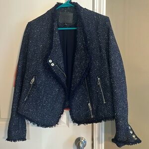 Boucle navy jacket. Work 3-4 times. Great condition.